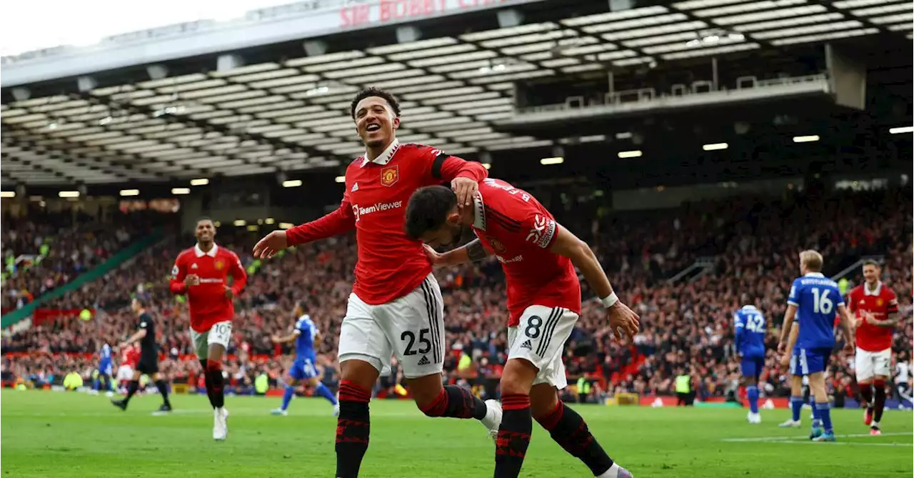 Red-hot Rashford nets double as Man United outclass Leicester