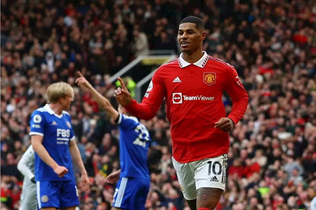 Hasil Liga Inggris 2022/2023: Marcus Rashford Cetak Brace, Manchester United Bantai Leicester City