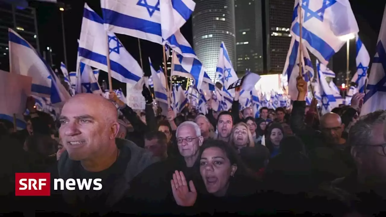 Demonstrationen in Israel - 100'000 Menschen wegen Justizreform in Israel auf der Strasse