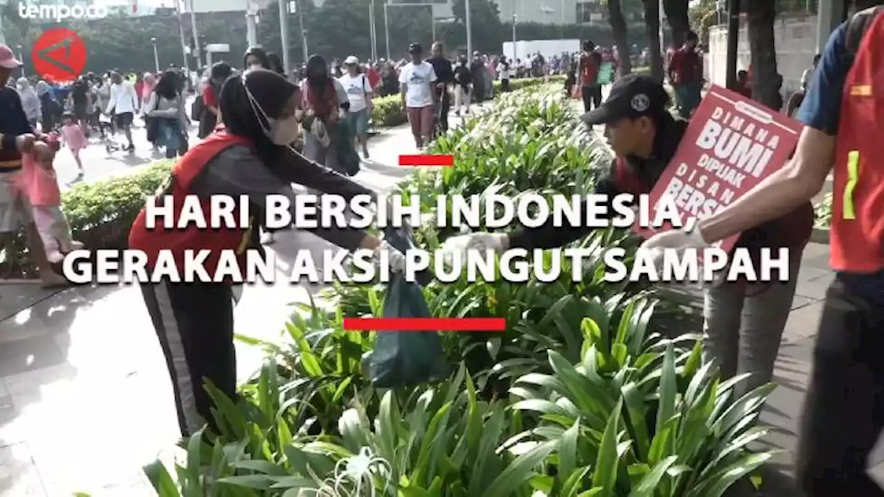 Hari Bersih Indonesia, Gerakan Aksi Pungut Sampah Saat CFD