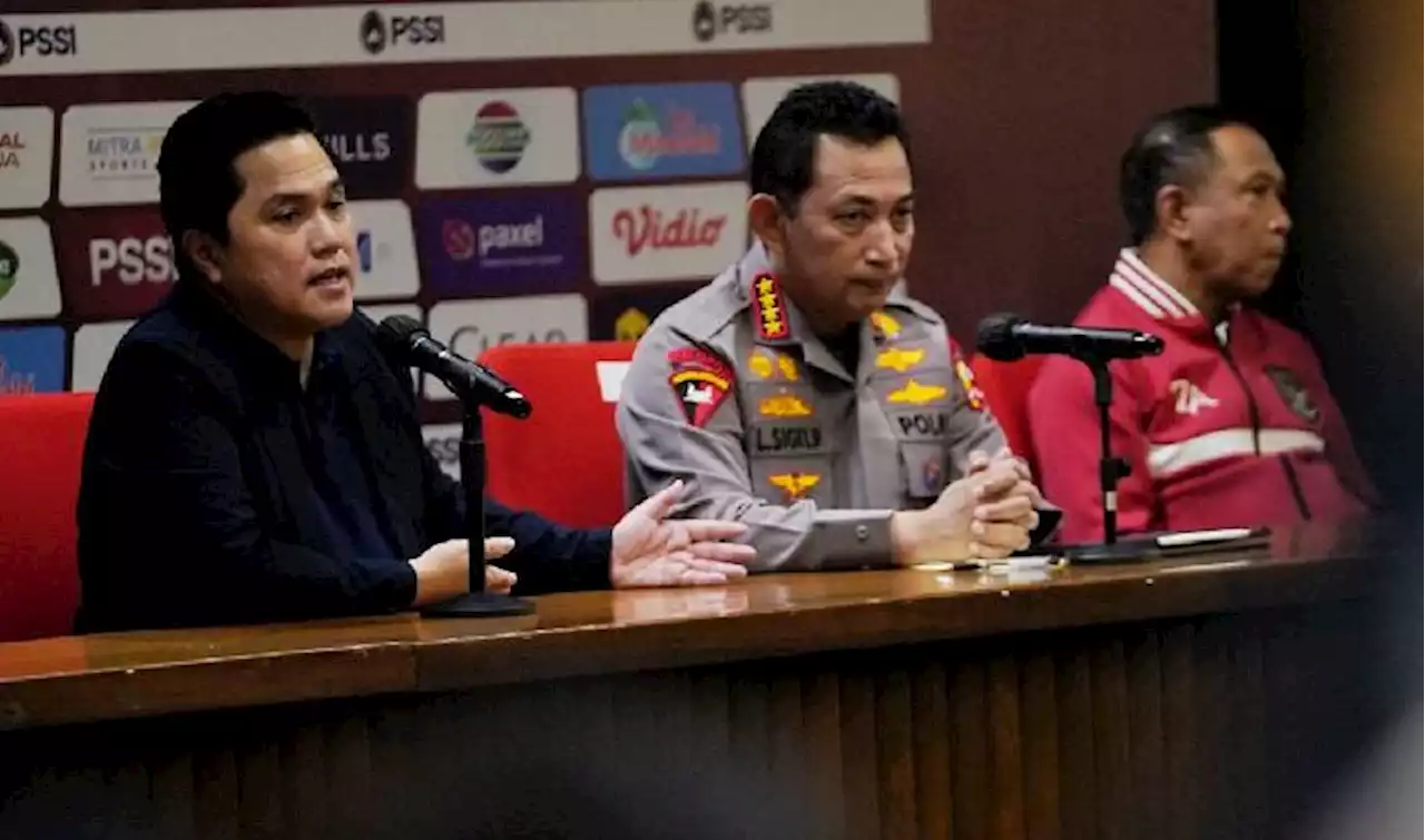 Ketua Umum PSSI Erick Thohir Tegaskan Akan Tumpas Mafia Pengatur Skor sampai Tuntas