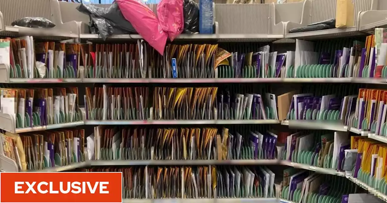 Piles of letters left behind in delivery offices as Royal Mail staff struggle with workload