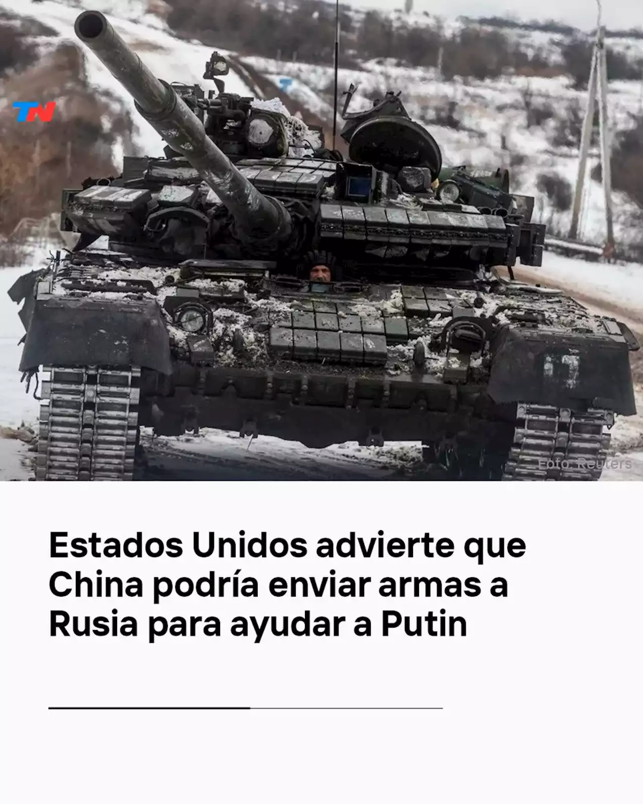 EEUU advierte que China podría enviar armas a Rusia para ayudar a Putin en la invasión a Ucrania