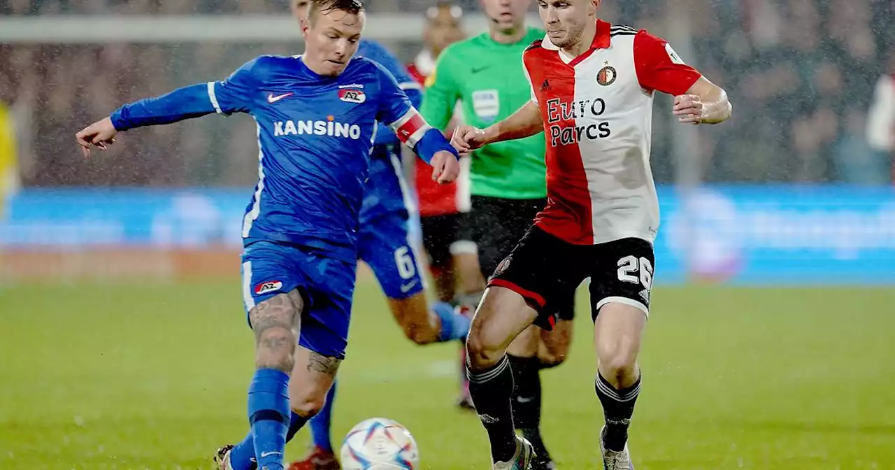 AZ-captain Jordy Clasie na late tegentreffer tegen Feyenoord: ‘Gewoon doodzonde’