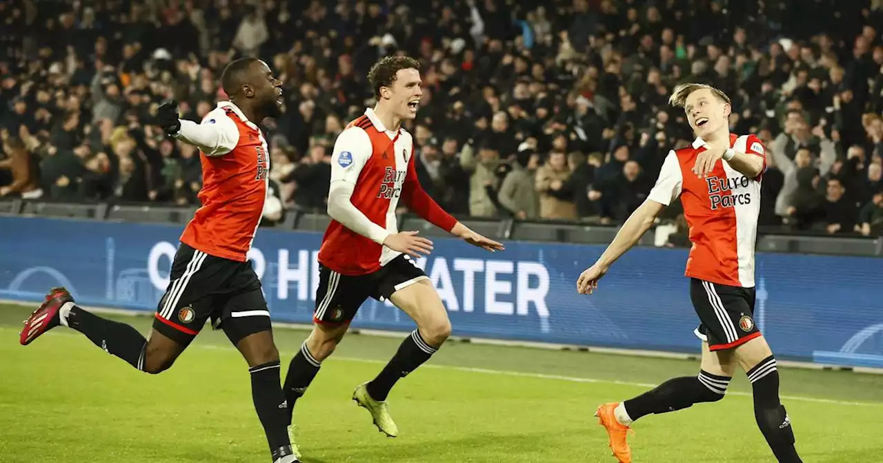 Kuip in extase: Marcus Pedersen schiet Feyenoord in slotminuut langs AZ