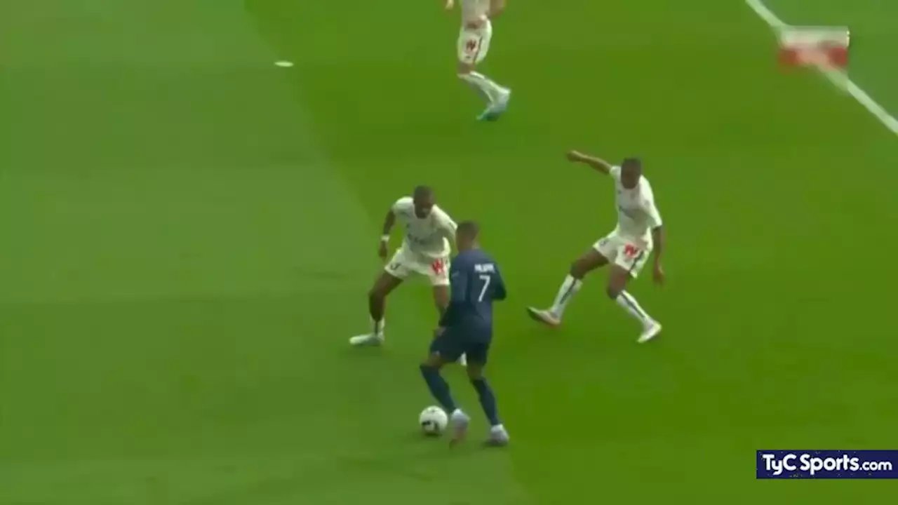 (VIDEO) El ENORME golazo de Mbappé en PSG vs. Lille: corrida, bicicletas y caño entre dos - TyC Sports