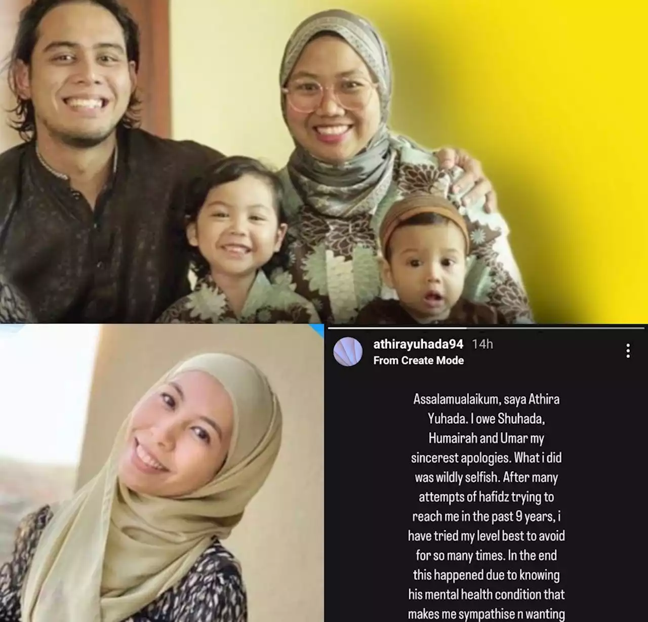 Sembilan tahun cuba mengelak, wanita mohon maaf pada isteri, anak Hafidz Roshdi