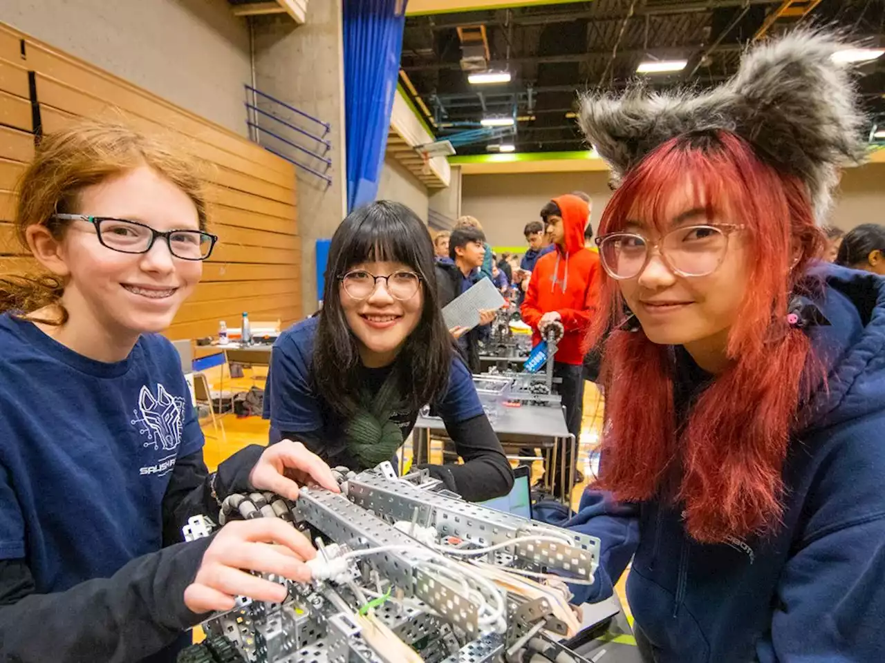 Students pit their robots in head-to-head battle at BCIT