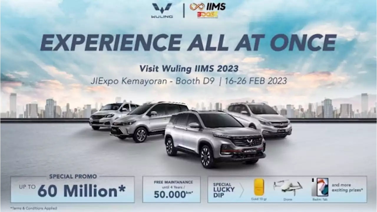 Banyak Promo yang Ditawarkan Wuling di IIMS 2023, Salah Satunya Berhadiah Logam Mulia