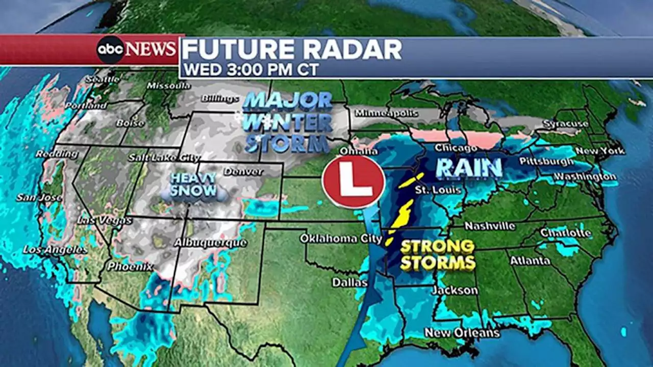 Massive winter storm to bring heavy snow, rain to several states