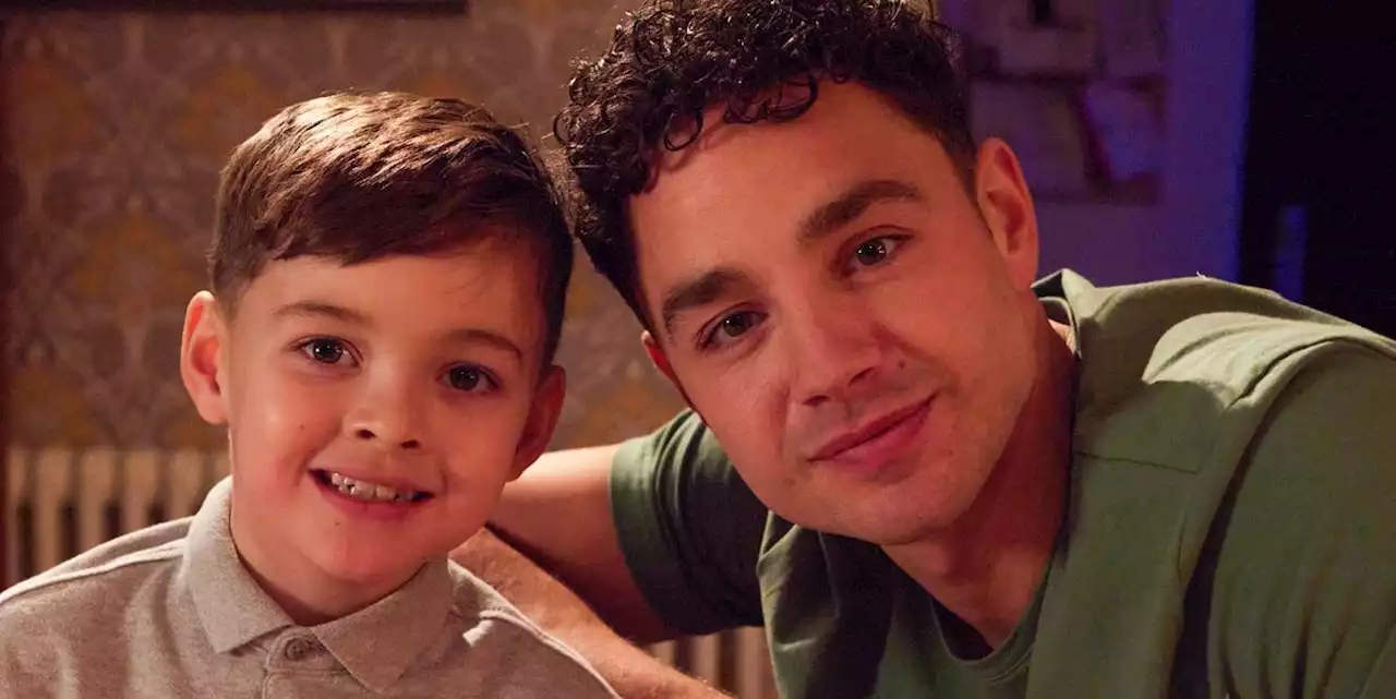 Waterloo Road's Adam Thomas shares son's sweet reaction to landing role