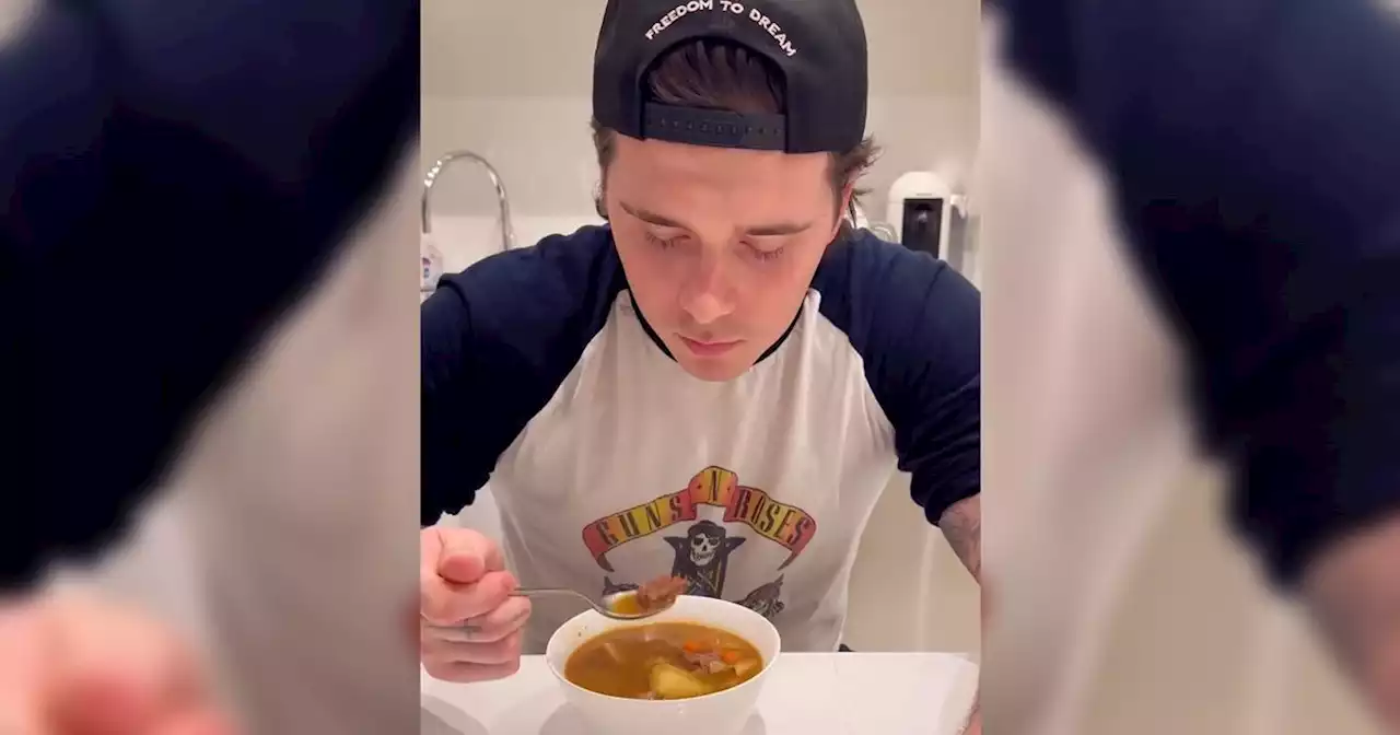 Brooklyn Beckham makes Scouse but his recipe is causing problems