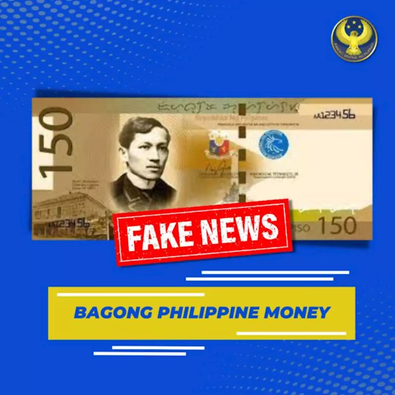 P150 banknote is fake — BSP