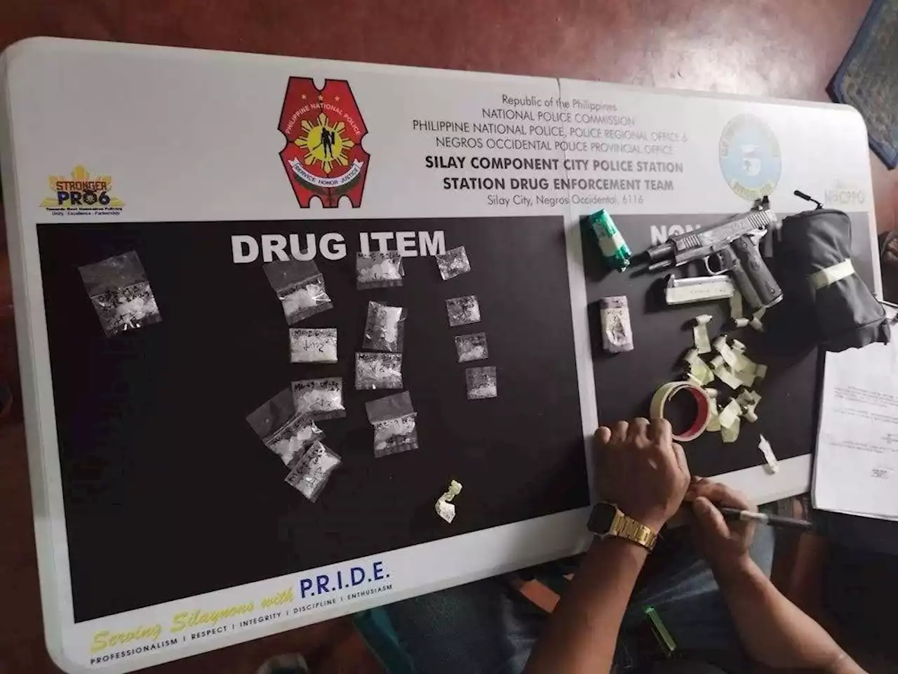 Gun, shabu worth P353,000 seized from couple during Negros buy-bust