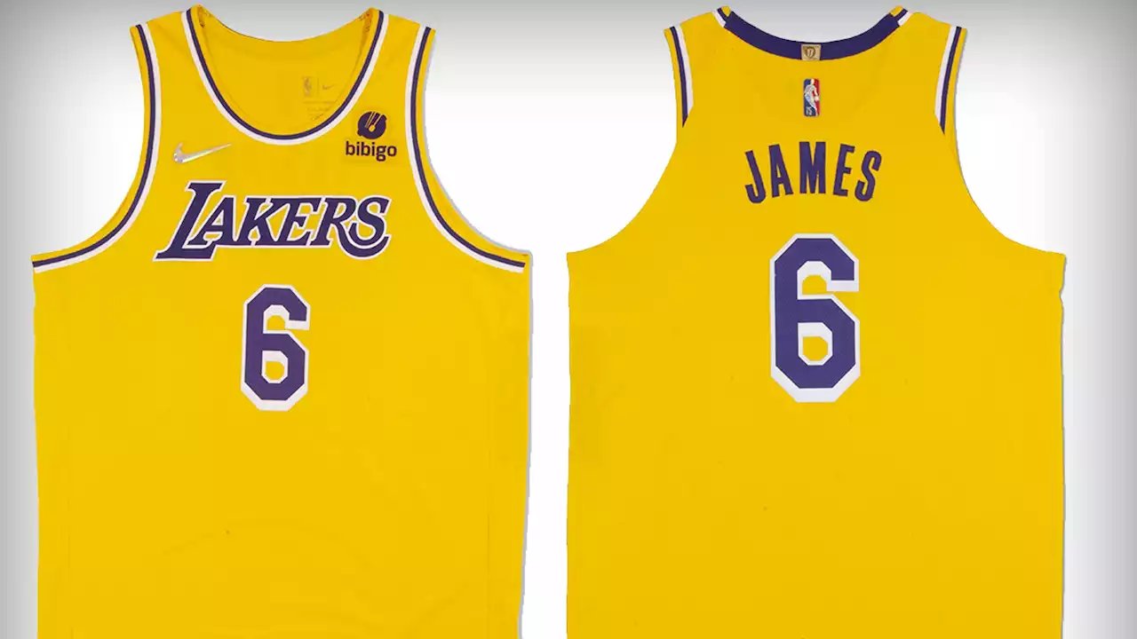 LeBron James' First Game-Worn Lakers No. 6 Jersey Hits Auction