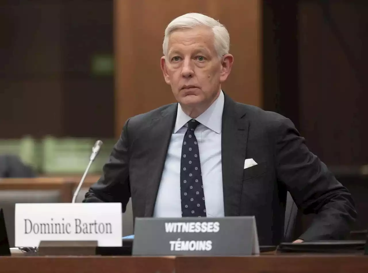 Justin Trudeau and I had ‘a professional relationship,’ former McKinsey head Dominic Barton tells contracts probe
