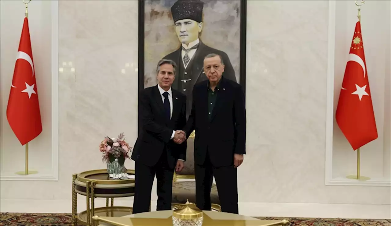 دیدار اردوغان و بلینکن در آنکارا