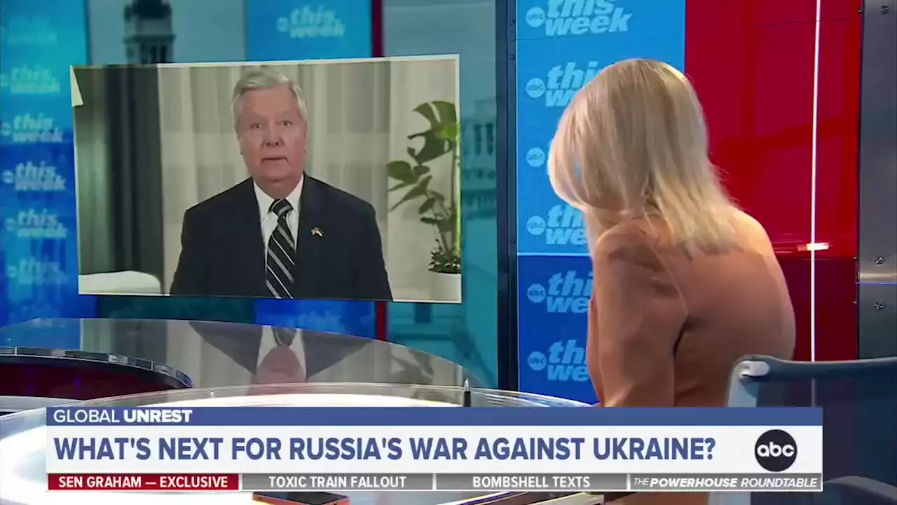 Sen. Graham urges F-16s to Ukraine as US says invasion is crime 'against humanity'