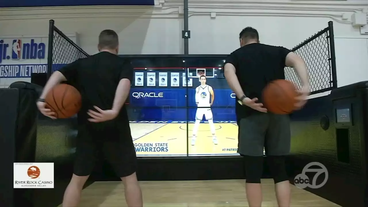 Warriors Basketball Academy and Shoot 360 Technology offer slam dunk experience