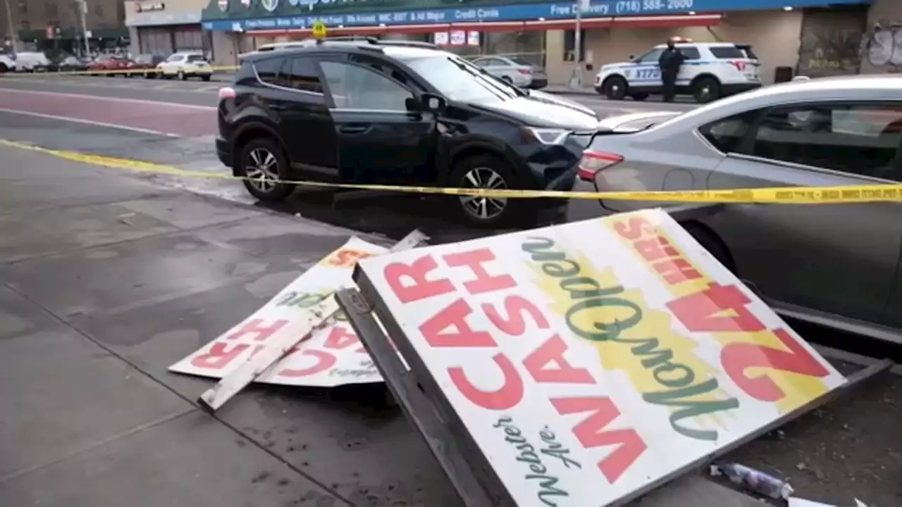 SUV crashes into car, fatally hits car wash employee before driving off in the Bronx