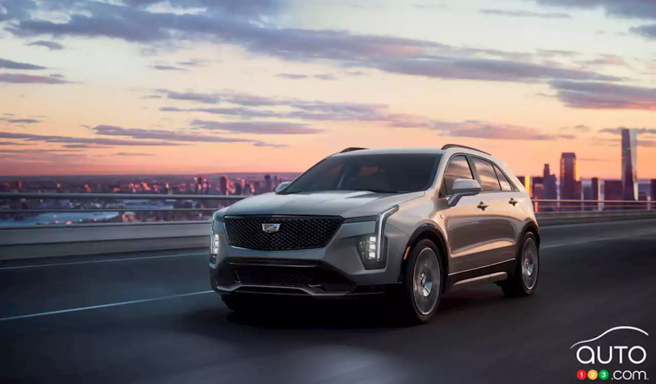 2024 Cadillac XT4 updated with new screen the highlight | Car News | Auto123