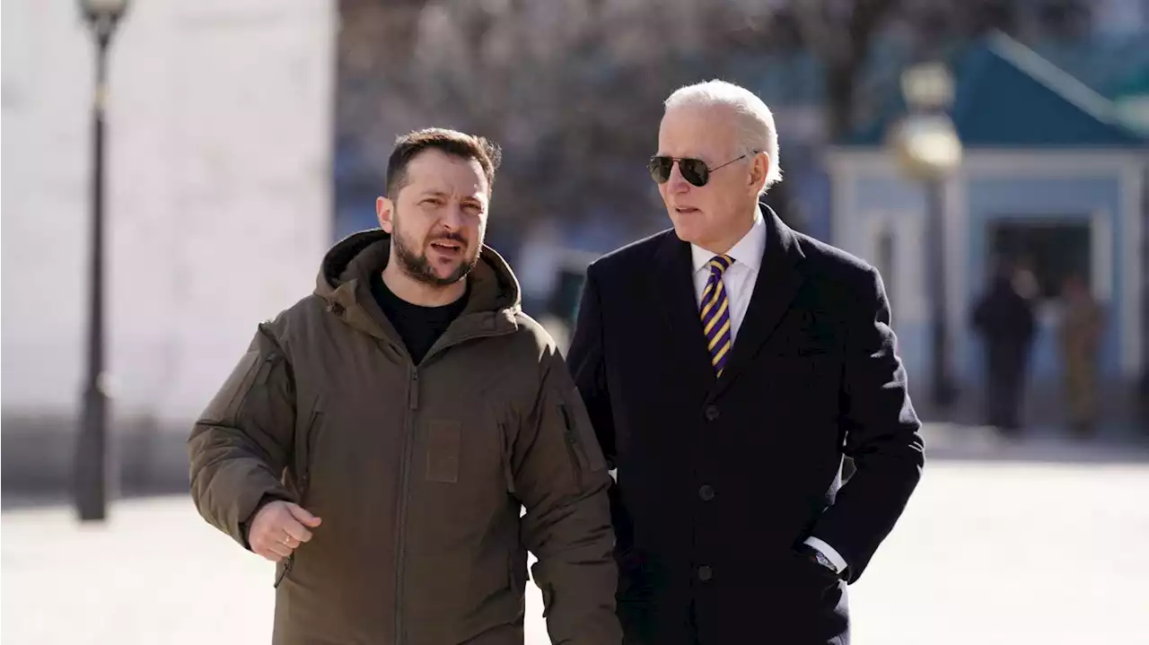 'One year later, Kyiv stands': Biden makes surprise visit to Ukraine