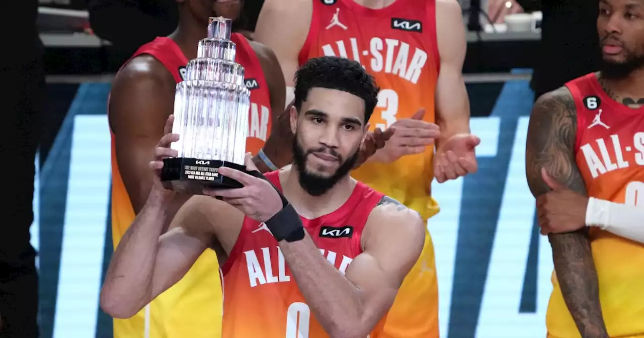 Jayson Tatum hace récord de puntos en el All-Star de la NBA