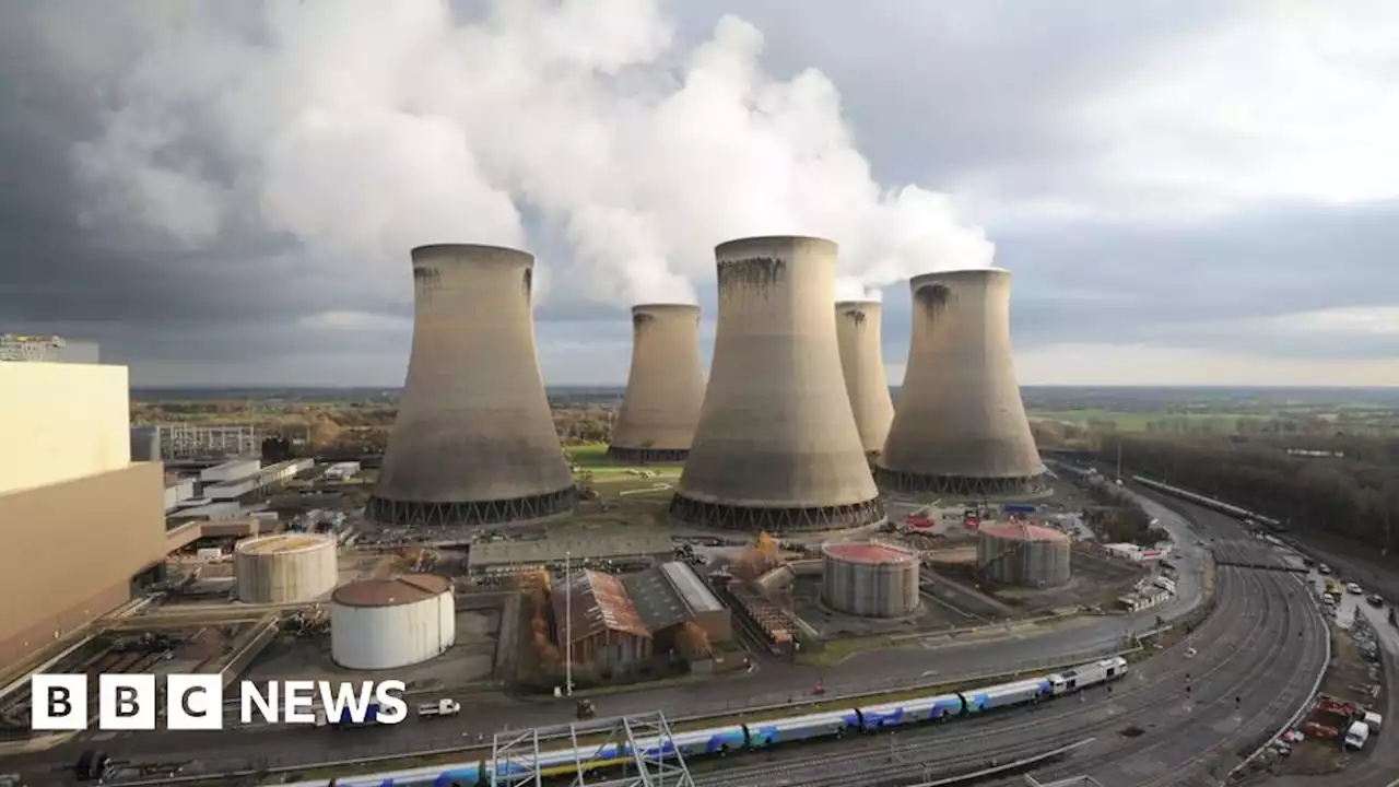 Drax: Selby power station workers walk out in pay dispute