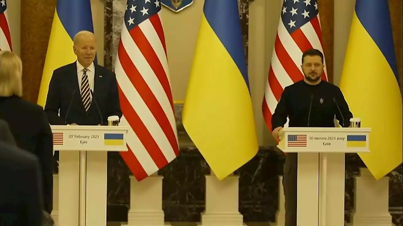 EN DIRECT - Ukraine: Zelensky salue la 'visite historique' de Biden à Kiev