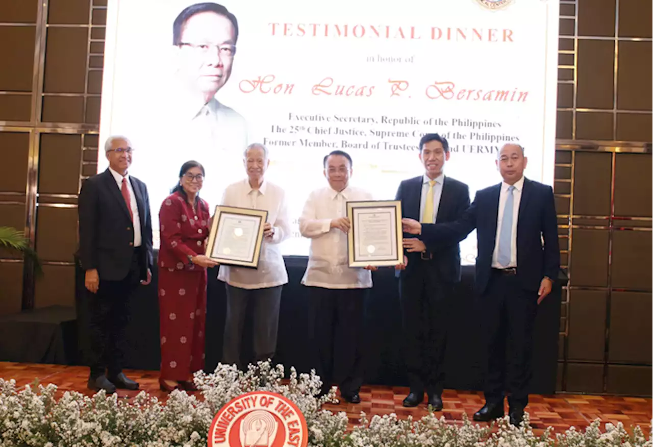 UE honors Bersamin | BusinessMirror