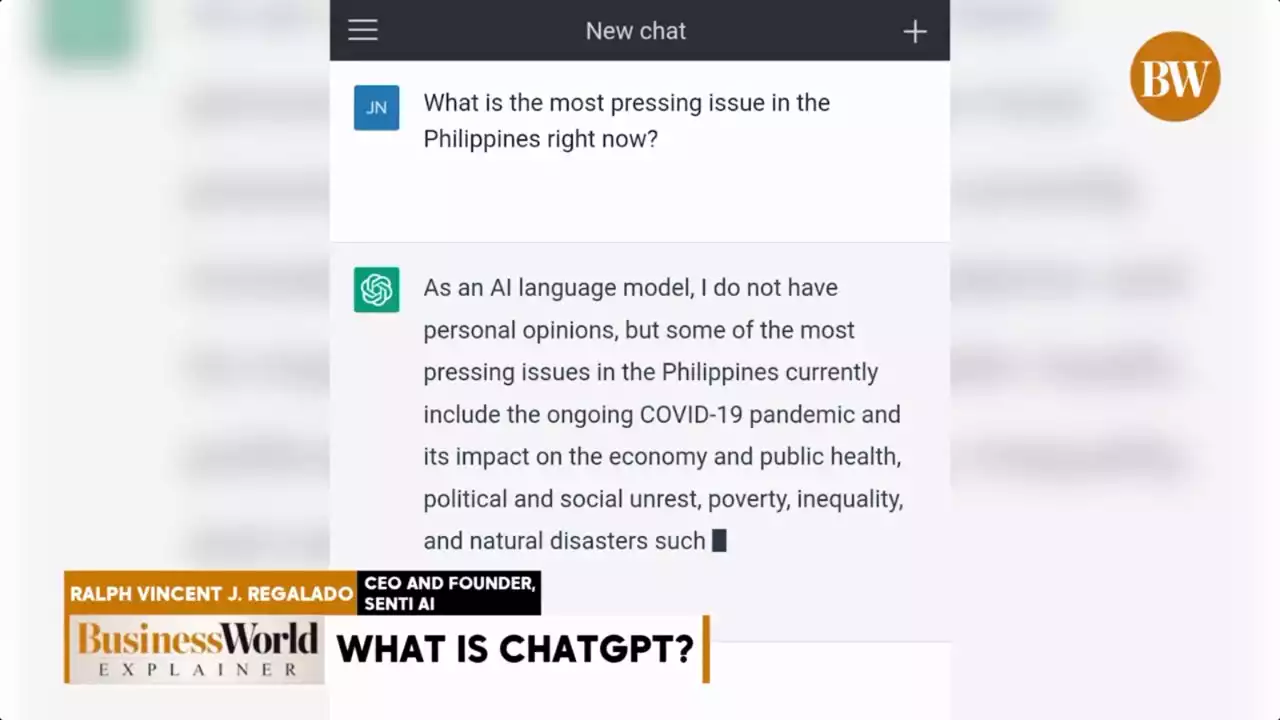 [EXPLAINER]: Should we use ChatGPT? - BusinessWorld Online