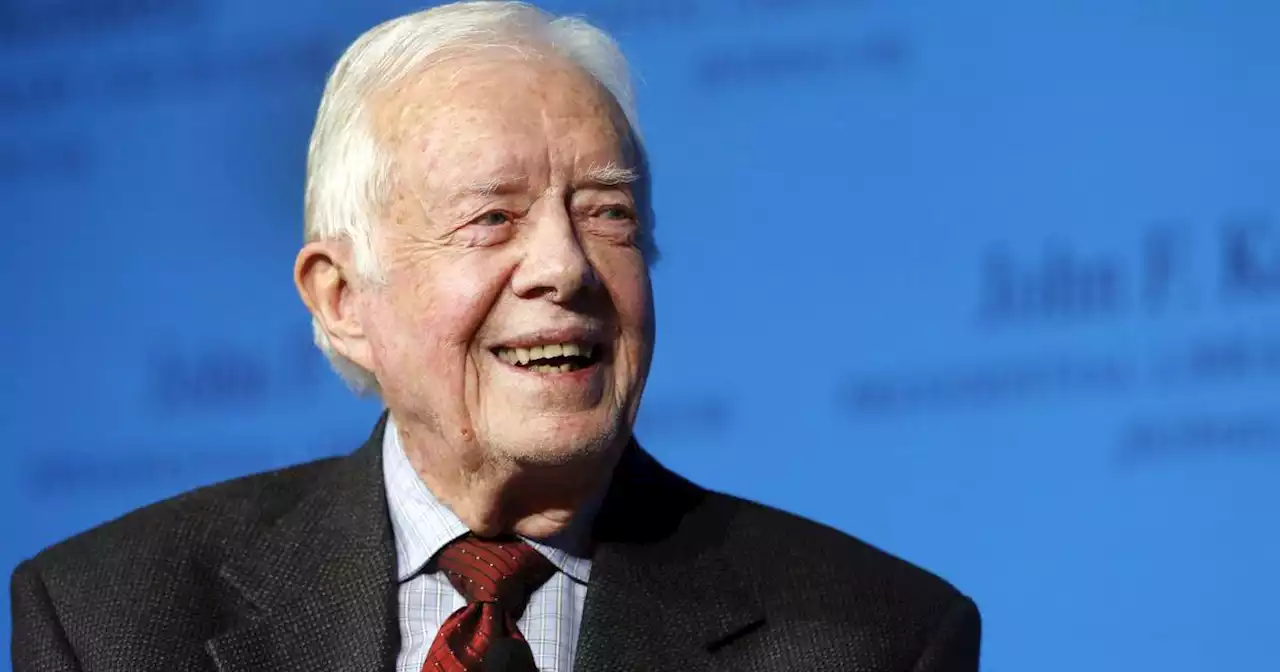 Well-wishers give remembrances for former president Jimmy Carter after entering hospice