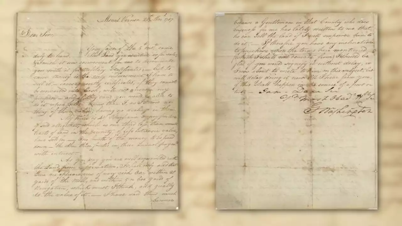 Long-lost letter hints at George Washington's financial struggles | CNN