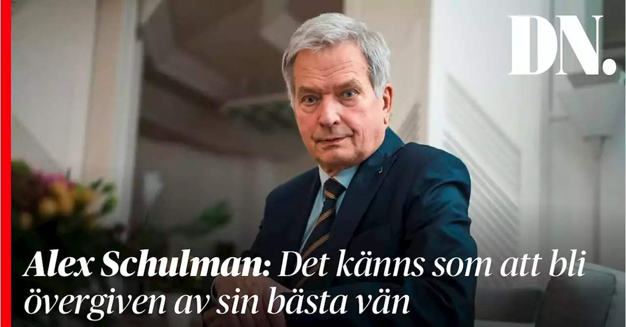 Alex Schulman: Det känns som att bli övergiven av sin bästa vän