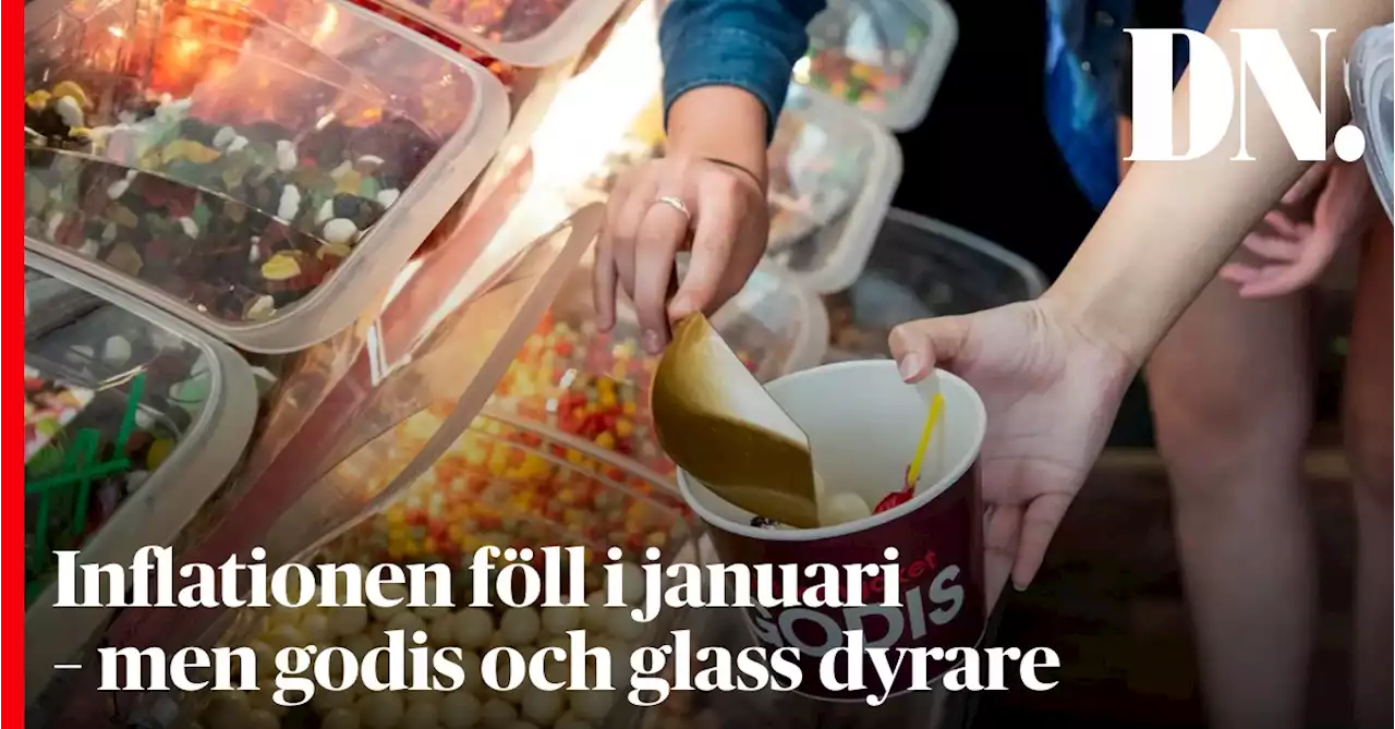 Inflationen föll i januari – men godis och glass dyrare