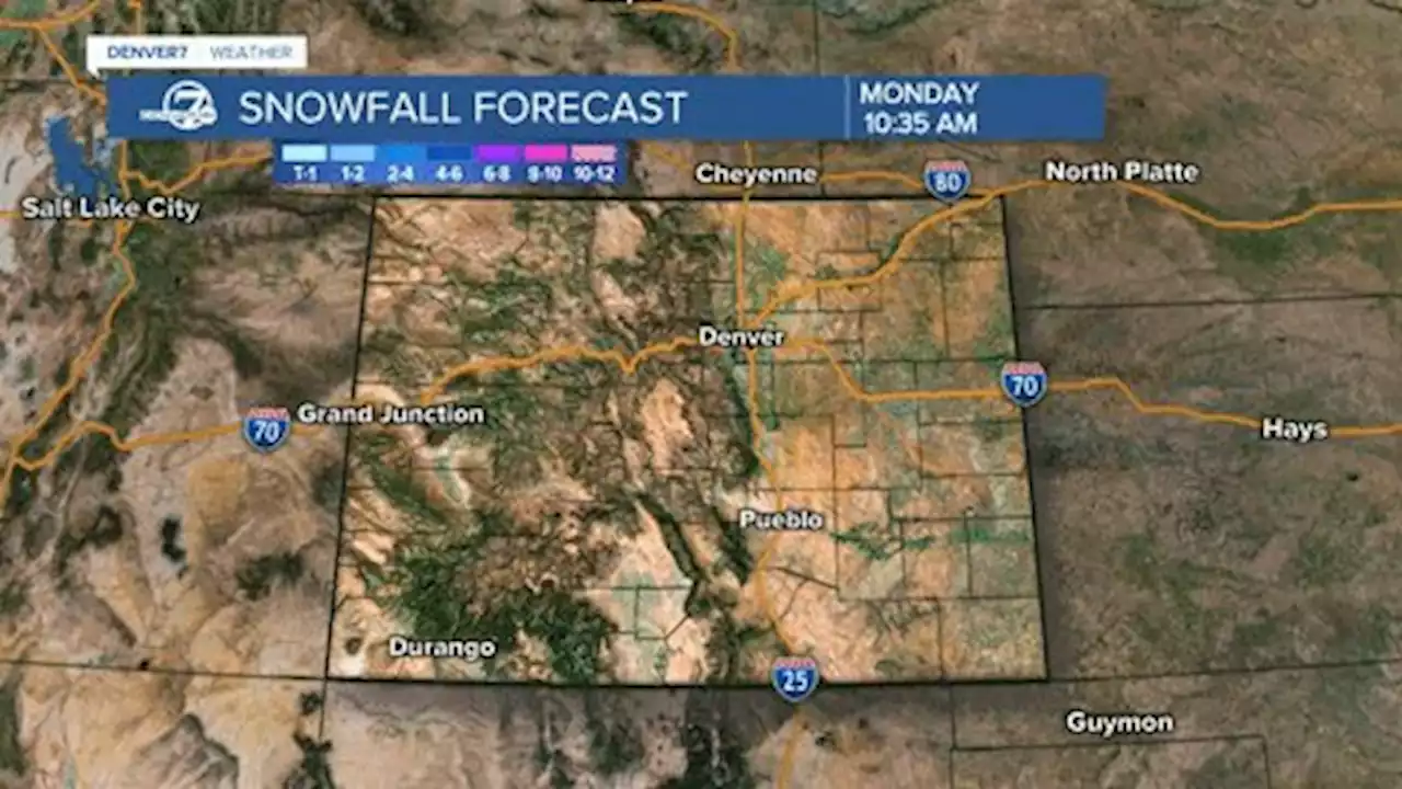 Winter blast in Colorado: Up to 4 inches of snow in Denver on Wednesday, higher amounts near Fort Collins