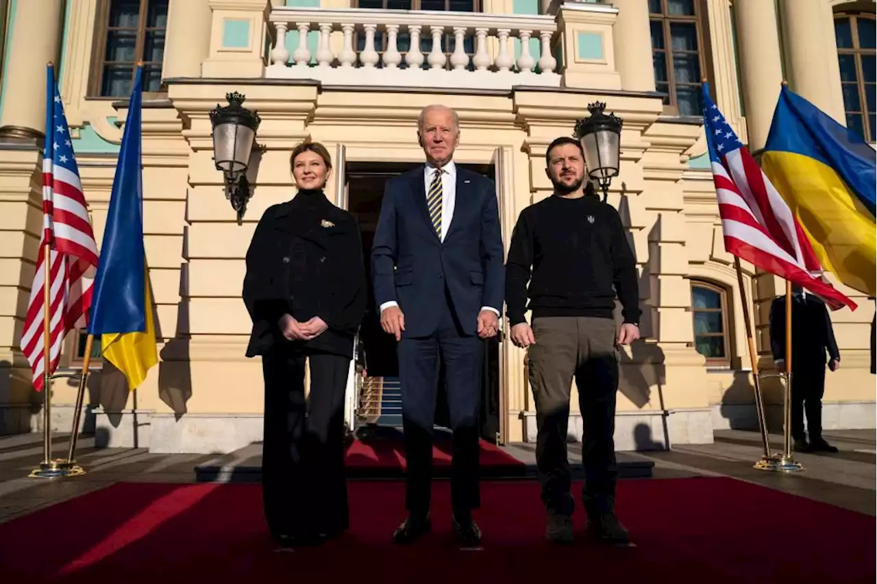 Biden declares ‘Kyiv stands’ in surprise visit to Ukraine