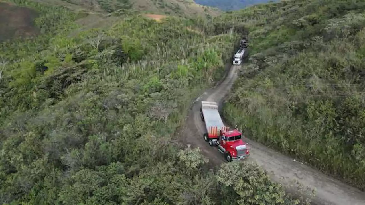 Así circularán los vehículos de carga por la vía alterna de Rosas, Cauca