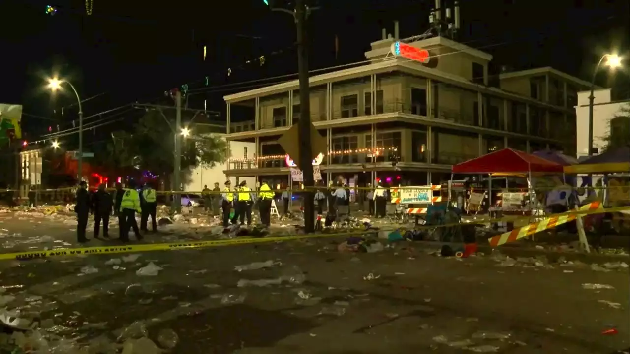 1 killed, 4 injured in shooting during Mardi Gras parade in New Orleans