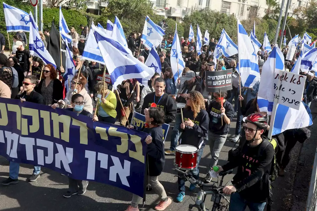 Protesters fight for ‘Israel’s soul’ as parliament readies judicial overhaul