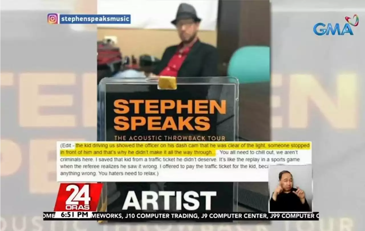 MMDA still looking for traffic enforcer involved in Stephen Speaks incident