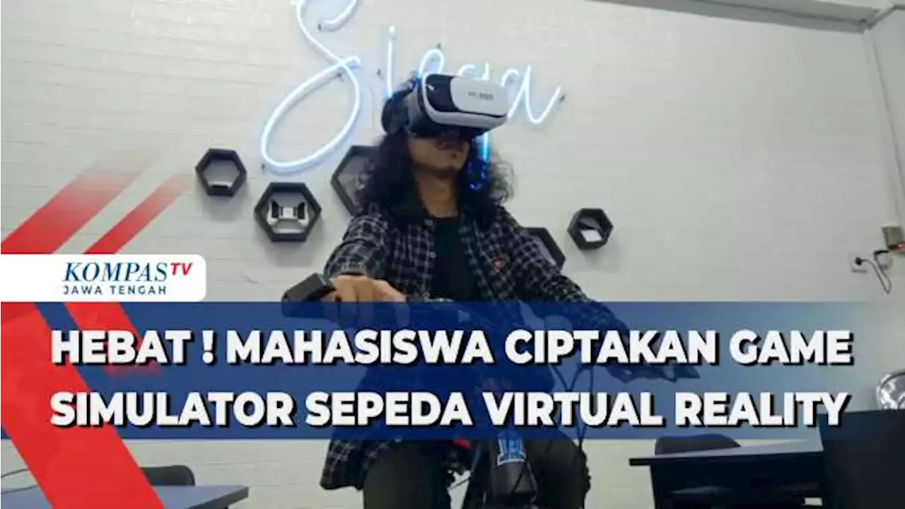 Hebat! Mahasiswa di Semarang Ciptakan Game Simulator Sepeda Virtual Reality