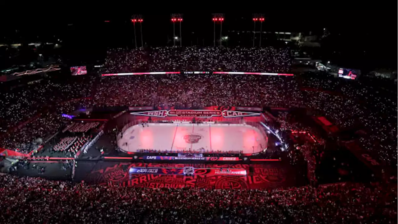 Hurricanes top Capitals 4-1 in Carolina's 1st outdoor game