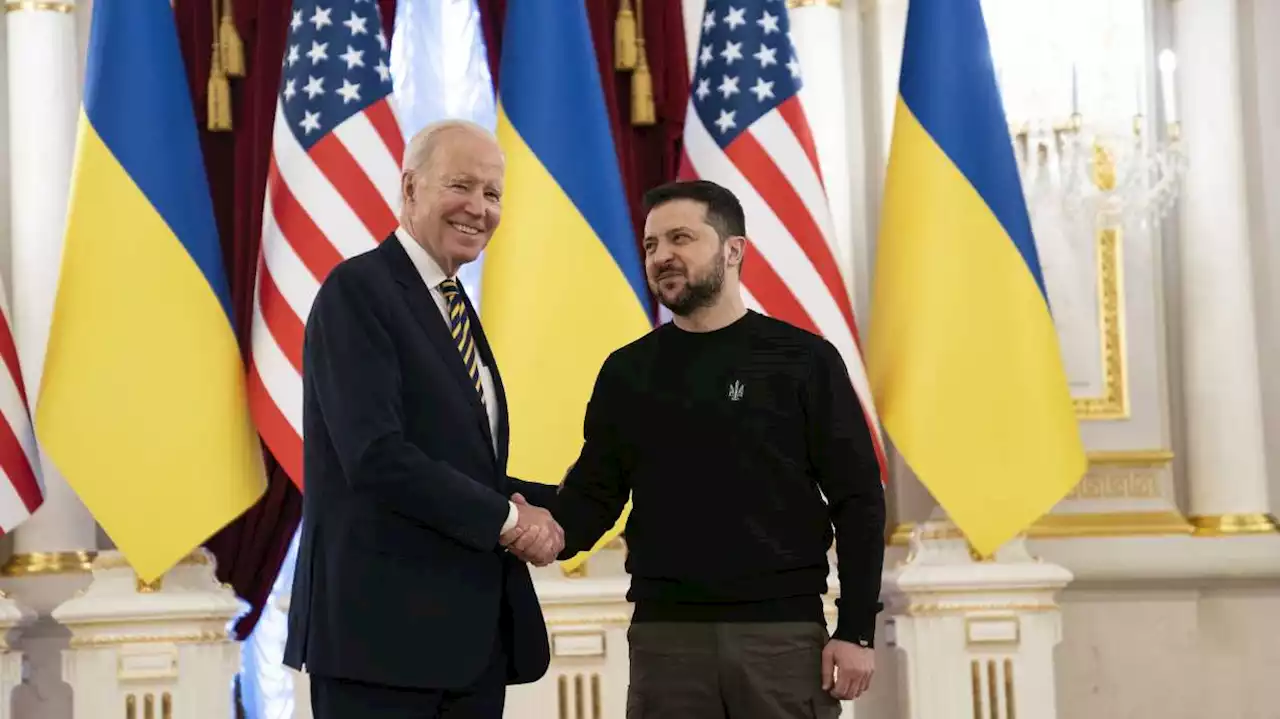 Biden declares 'Kyiv stands' in surprise visit to Ukraine