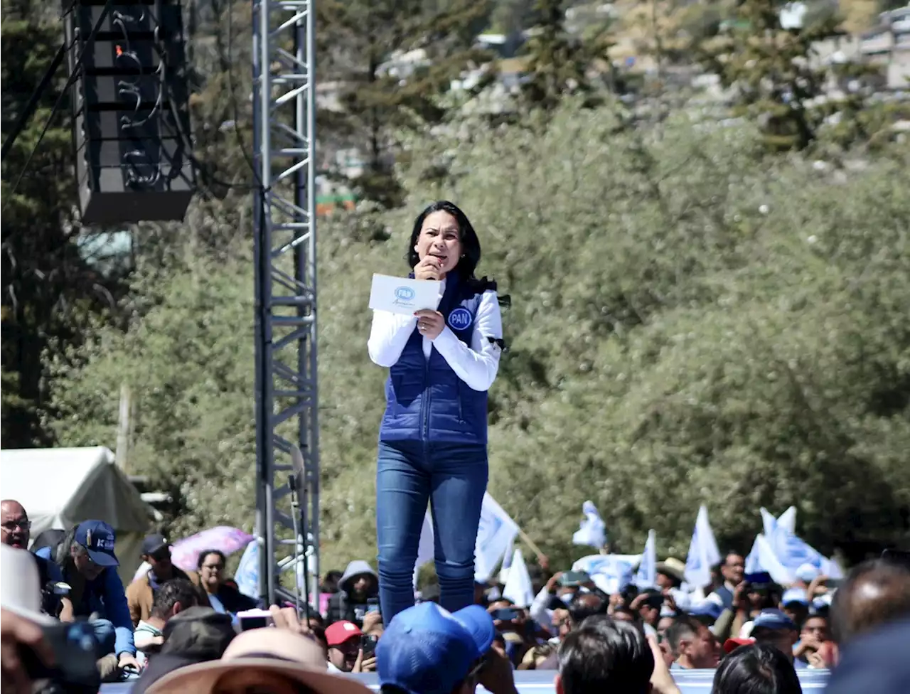 Alejandra del Moral protesta como aspirante del PAN en Edomex