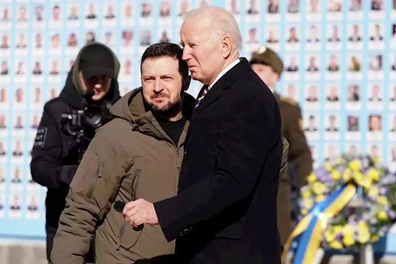 Guerra en Ucrania: en un viaje secreto a Kiev, Joe Biden se reunió con Zelensky y dijo que “la conquista de Putin está fracasando”