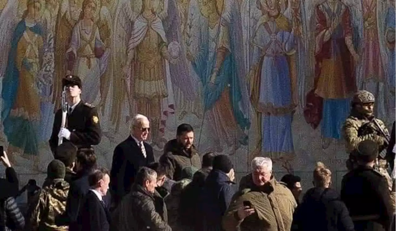 Joe Biden à Kiev pour une visite surprise, sa première depuis le début de la guerre