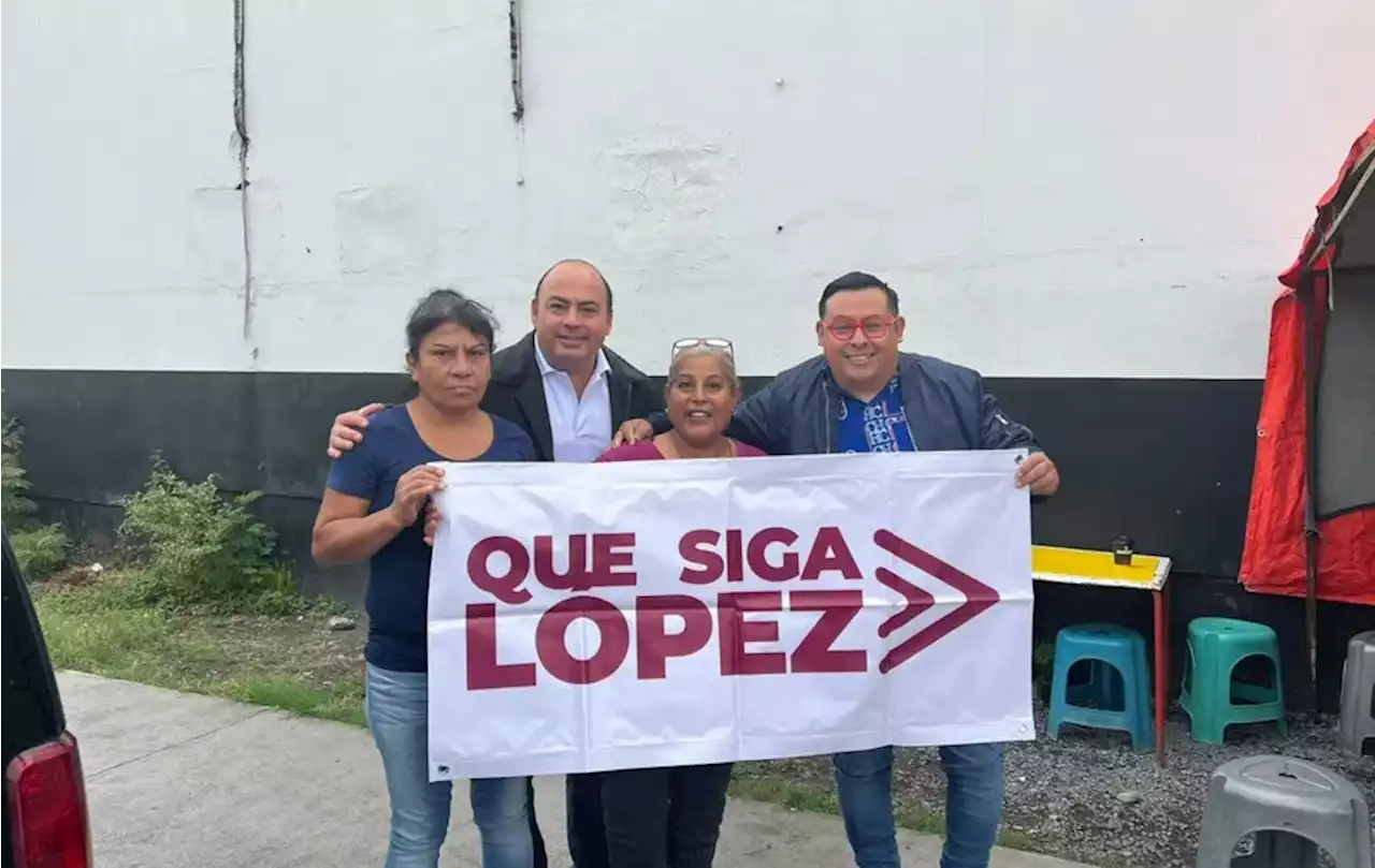 Arman en Nuevo León campaña a favor de Adán Augusto