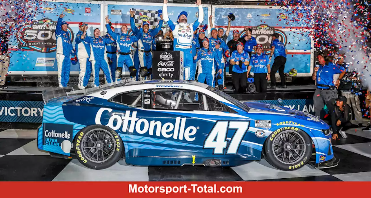 Daytona 500: Ricky Stenhouse gewinnt chaotischen NASCAR-Auftakt 2023