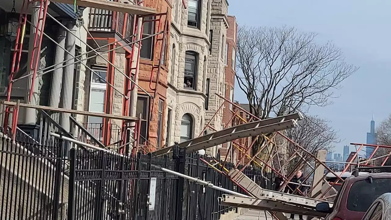 Scaffolding Collapse Seriously Injures 2 at Garfield Park Building